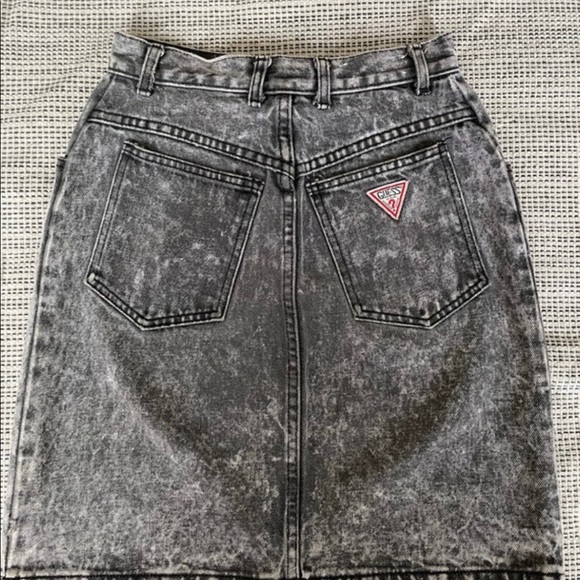 Rare Guess acid wash skirt size 27 - Picture 2 of 3